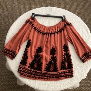 Gianni Bini off the shoulder top.